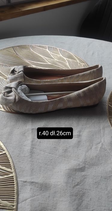 Baleriny firmy Next rozmiar 40 
Długość 26cm
Szybka wysyłka 
Brak pude