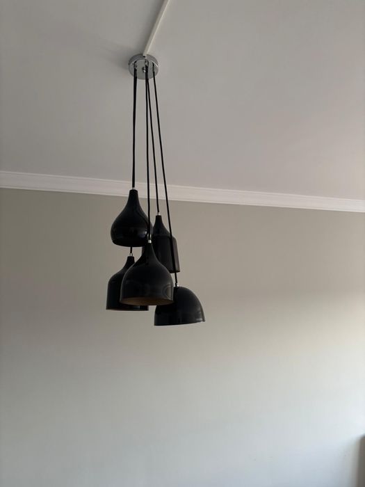 Candeeiro suspenso preto - Area