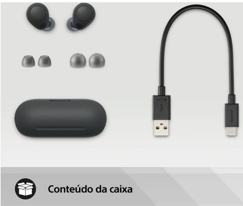 Auriculares Bluetooth Sony WF-C700N- novos, 3 anos de garantia