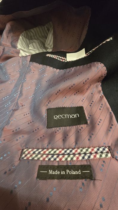Garnitur Recman Clubmoor G3 ciemny granat Made in Poland