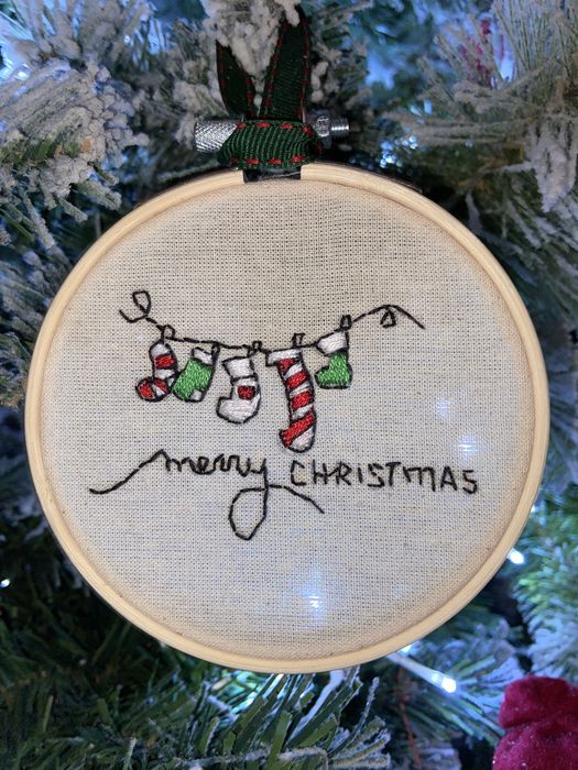 Enfeite de natal personalizado -feito a mão