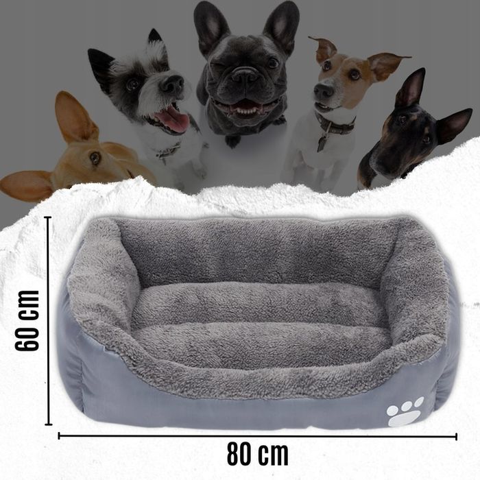 Legowisko Dla Psa Kota 80x60 Kanapa Sofa Kojec Poduszka Xxxl Wodoodpor