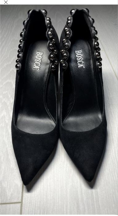 Елегантні жіночі туфлі bosca, замшеві, на високому підборі