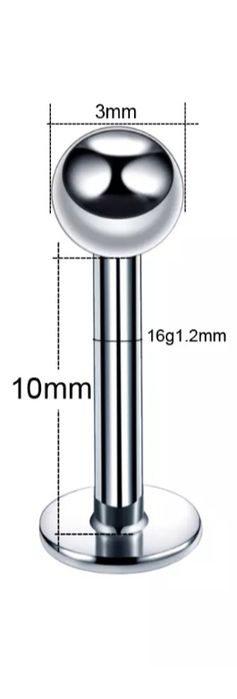 Labret ze stali chirurgicznej