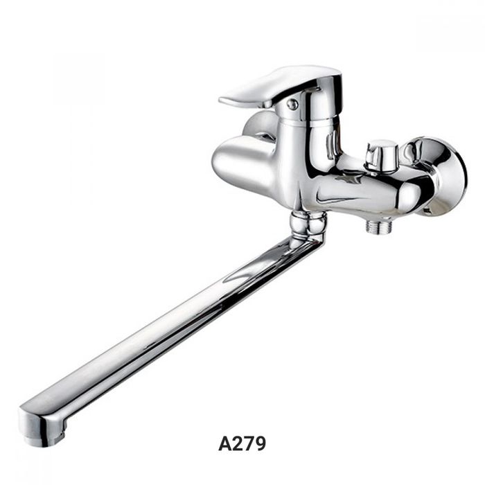 Змішувач для ванної хромований