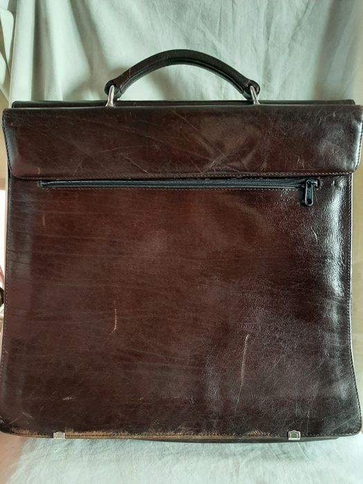 teczka brązowa  męska, do pracy, Time TEX