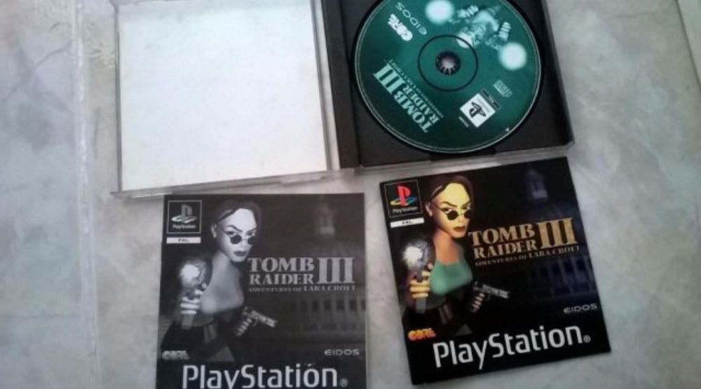 Jogo Tomb Raider III para PS1 ORIGINAL