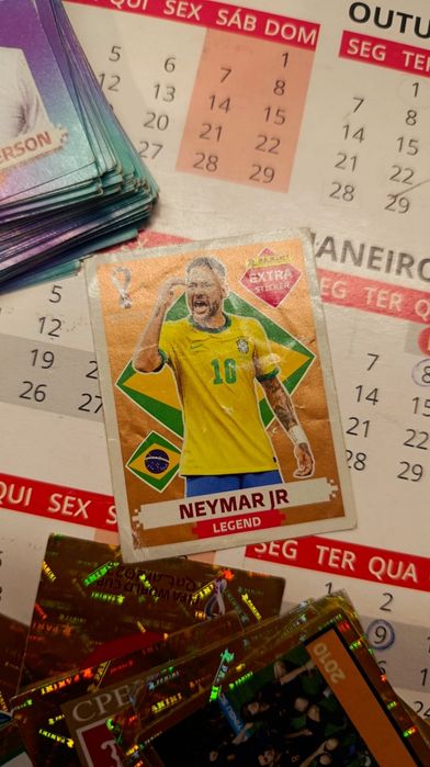 Neymar Jr Legend extra sticker 2022