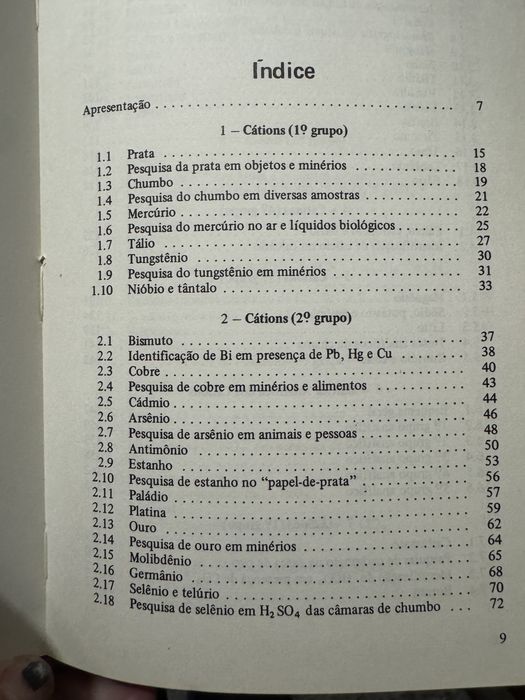 Livro: química analítica qualitativa - jayme fernandes