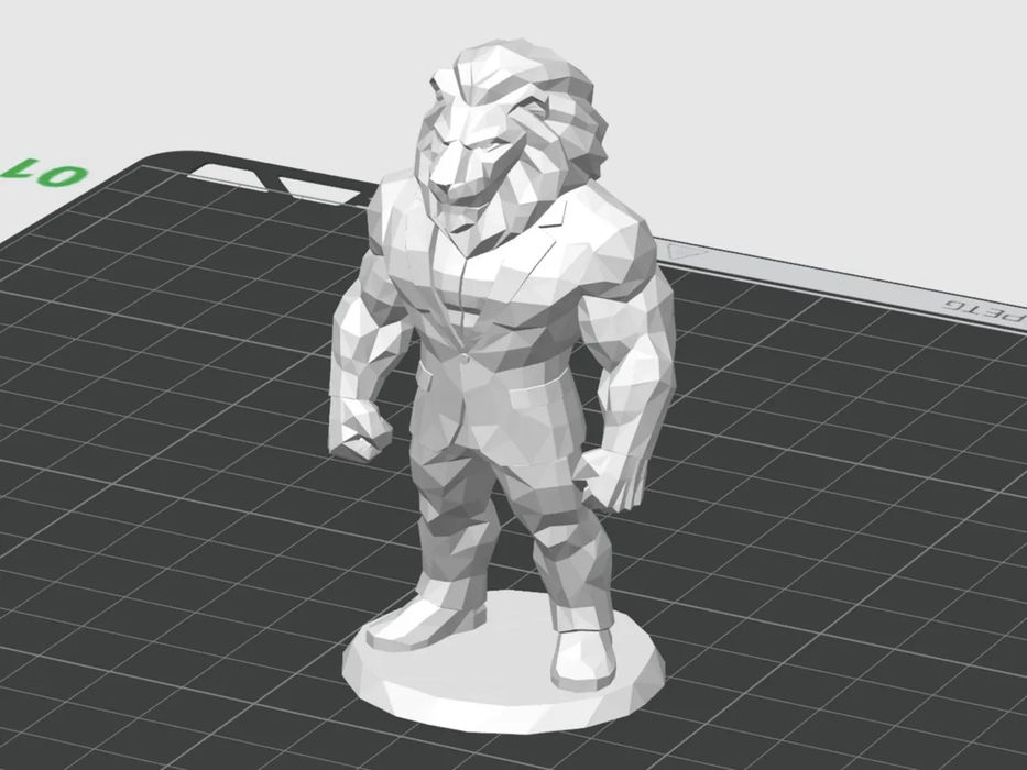 Lion - Realistic Animals - Low-Poly Style Figure64751226603139120