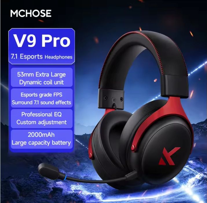 Безпровідні ігрові навушники Mchose v9 pro