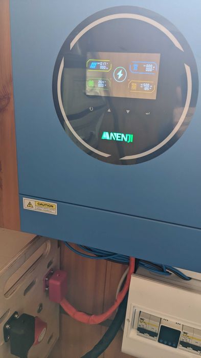Гібридний сонячний інвертор Anenji 2KW 12в-220в WIFI