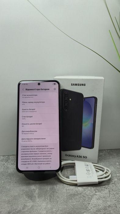 Samsung A36 5G 8/256Gb, Офіційний