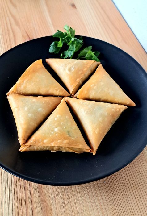 Salgados fritos e congelados