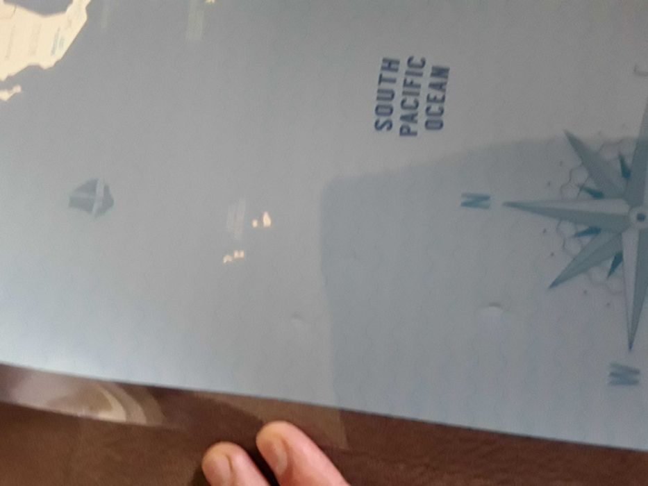 Карты мира travel map black and silver цена за 2 шт.