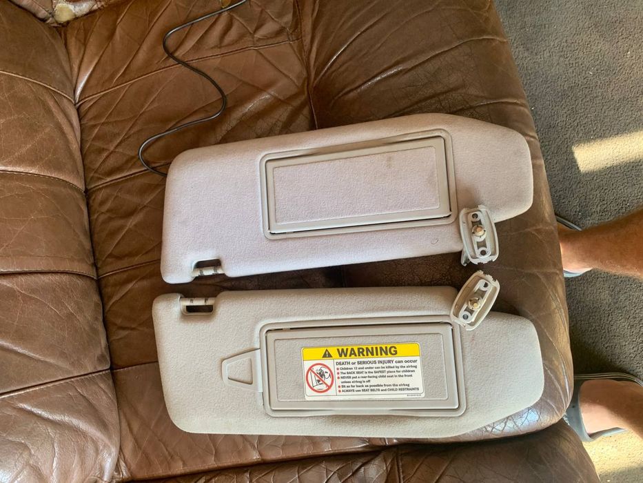 Козирки w220 s klas з цілими кришками