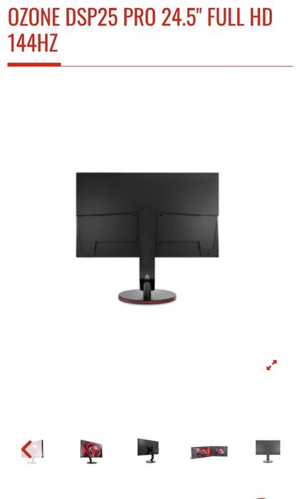 Monitor Ozone 24.5 Polegadas  1080p 144hz512004521554749443