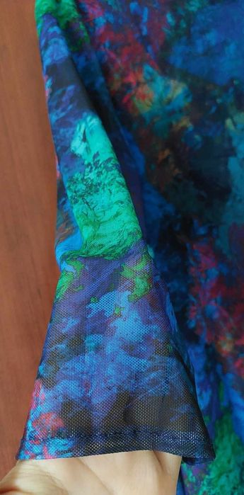 Sukienka siateczkowy rękaw dagmar 46 jak nowa