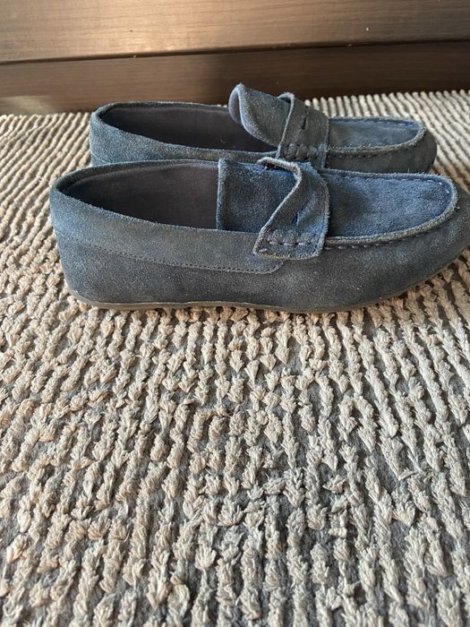 Mokasyny zamszowe chłopięce