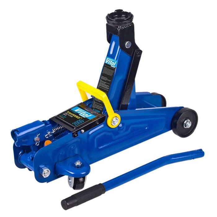 Домкрат гідравлічний підкатний 2 т картона коробка  висота 125-300 мм