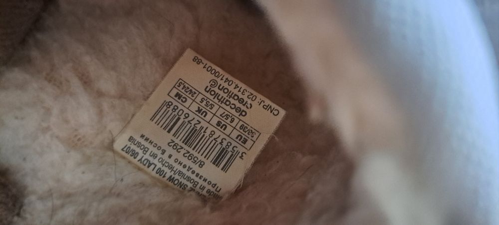 Buty śniegowce Decathlon