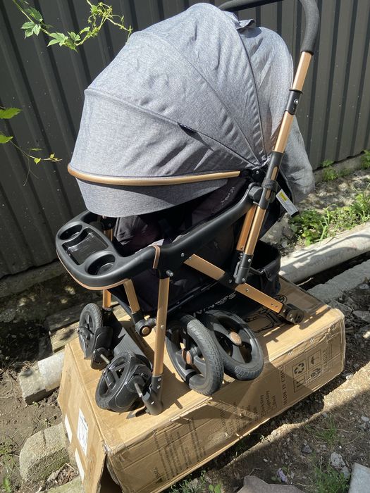 Прогулянкова коляска Ninos Maxi, як нова! Сірий колір,