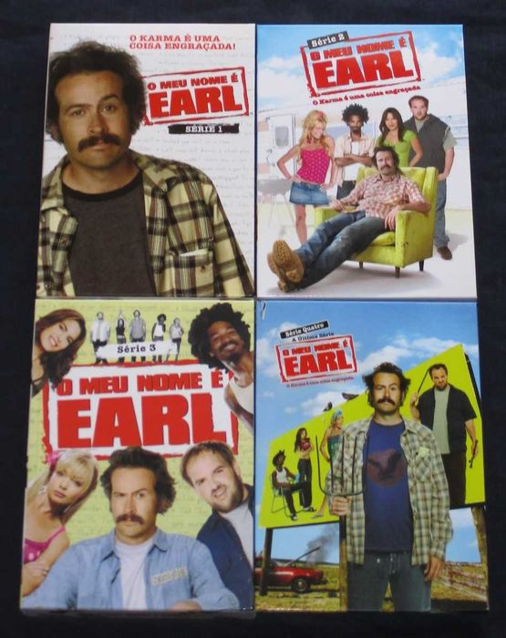 DVD O meu nome é Earl 4 Temporadas - Completo