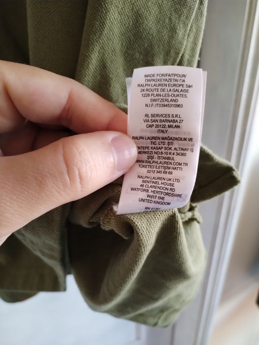 Polo XL novo original e t-shirt  Ralph Lauren tam XL
