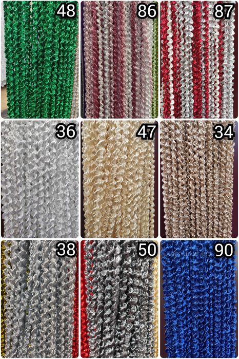 Хит! 90 кольорів Штори нитки тюль, шторы нити кисея, шнурки прямые спи