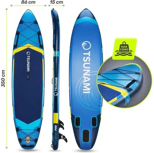 Надувна дошка SUP Tsunami PRO T13