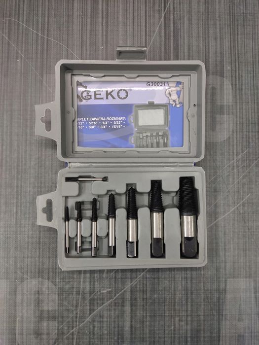 Набір екстракторів великих для гвинтів М3-М50 8 од GEKO G30031