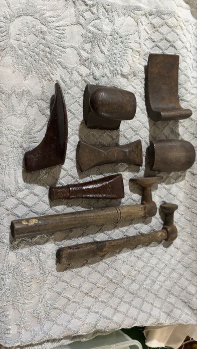 Kit bate chapas com martelo algumas peças Jaguar