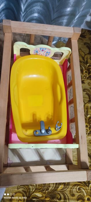 Ліжко колиска для ляльки, сортер, будинок