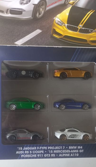 Conjunto 6 miniaturas Hot wheels