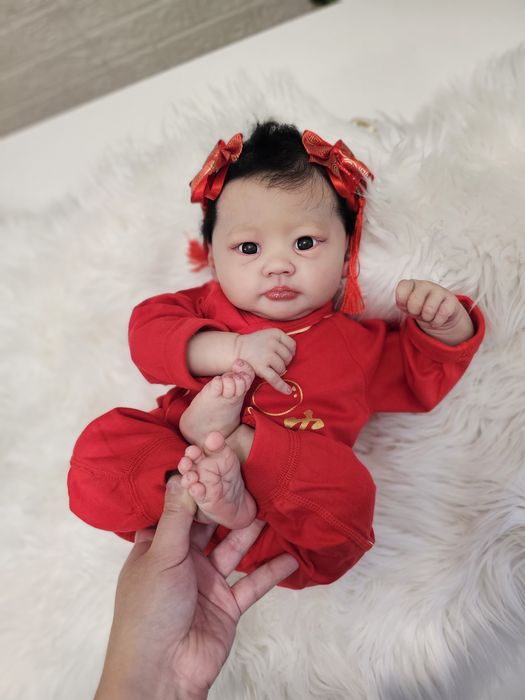 Bebé Reborn oriental - asiática original para colecionador com certifi