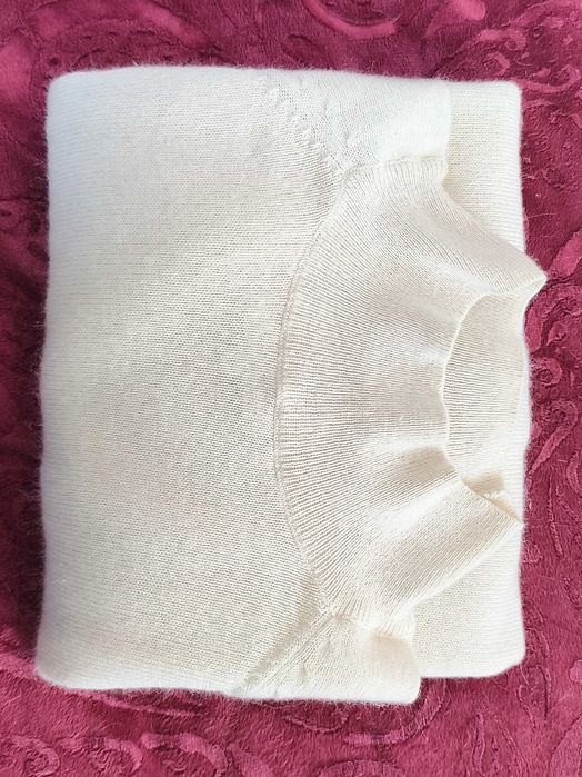 Wełna 100% kremowy sweter PartTwo