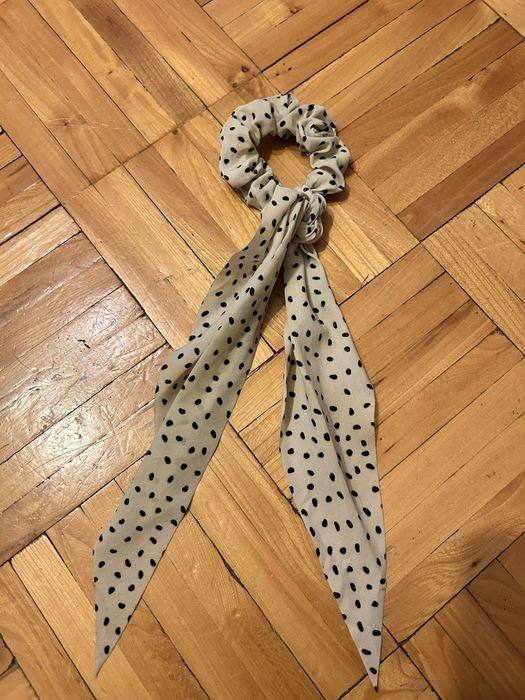 Gumka do włosów w grochy