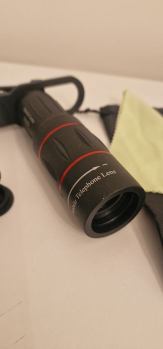 Teleobjetiva para fotos