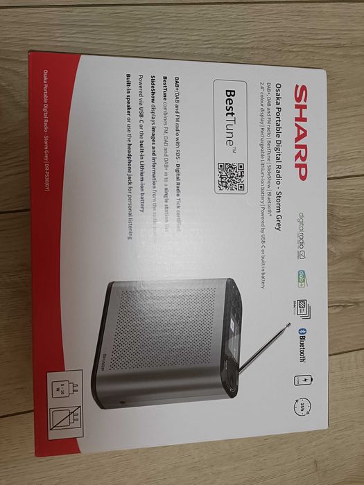 Nowe radio cyfrowe przenośne SHARP Osaka DAB