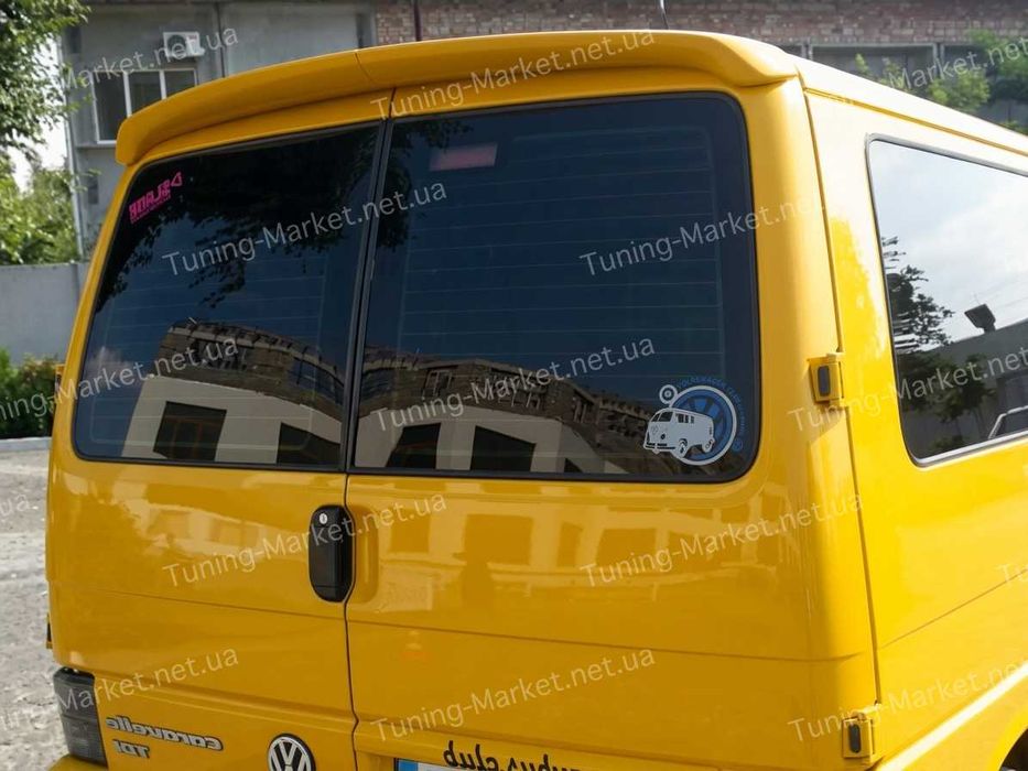 Спойлер козырёк на ляду Volkswagen T4 T5, на распашные двери Фольксваген Т4 Т5, спойлер на крышу