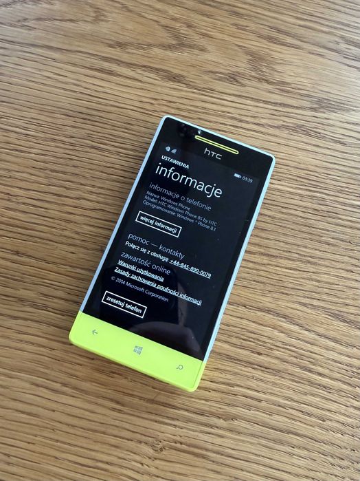 Kolekcjonerski zestaw 2 smartfonów działających, 2x smartfon w stanie idealnym HTC  + Microsoft - Windows Phone