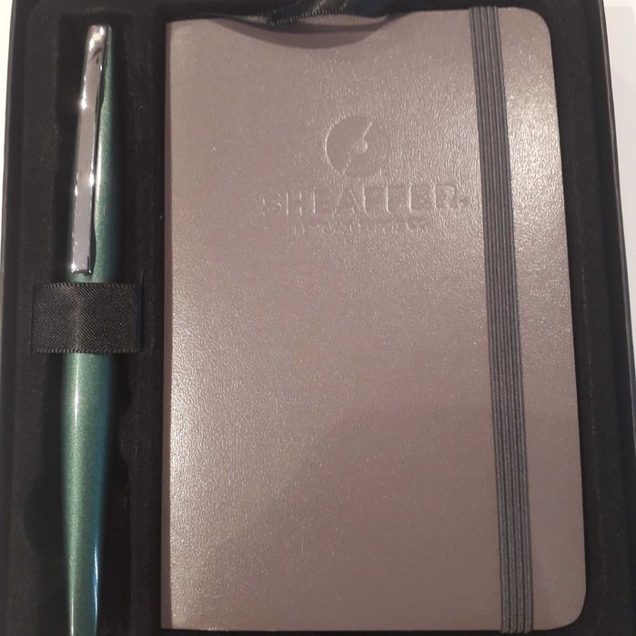 Pióro kulkowe Sheaffer Taranis Forest Green CT - 9446 + notes zestaw