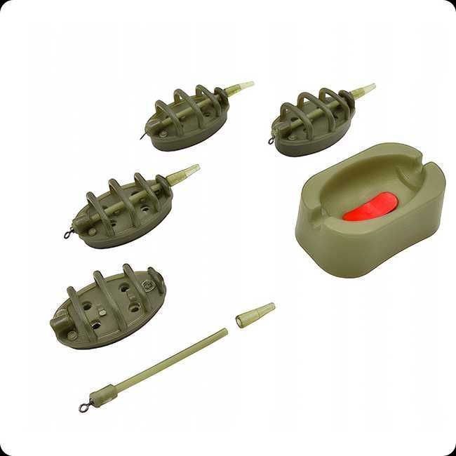 Zestaw koszy zanętowych METHOD FEEDER Sahido BAIT BASKET BASIC MF 4+1