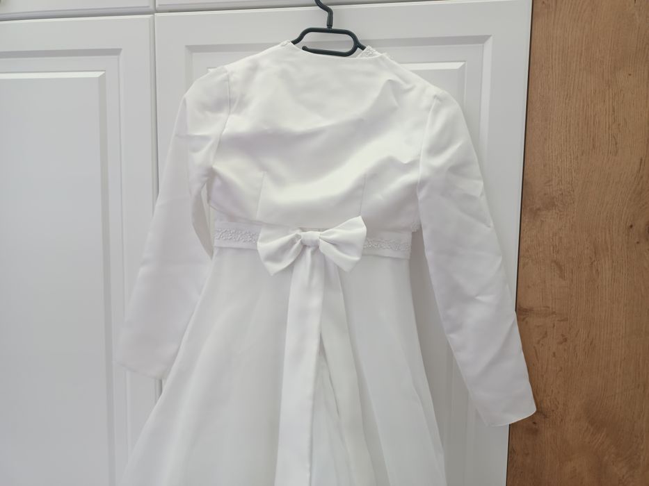 Sukienka komunijna z bolerkiem