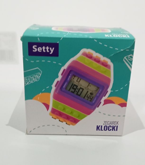 Nowy zegarek dziecięcy Seety - Klocki.