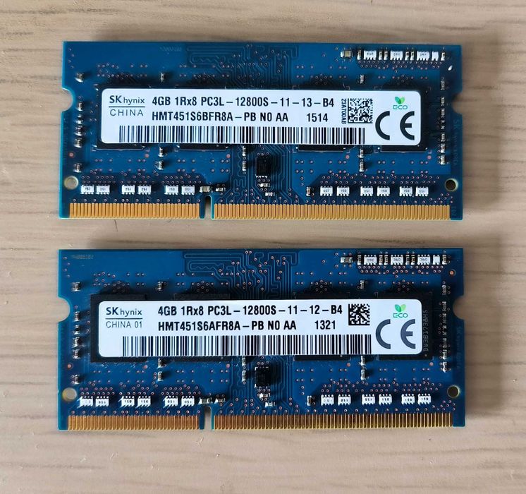 Memória RAM - Módulos 4GB DDR3