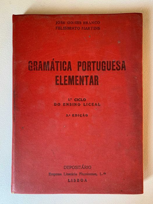 Gramática Portuguesa Elementar (Antiga)