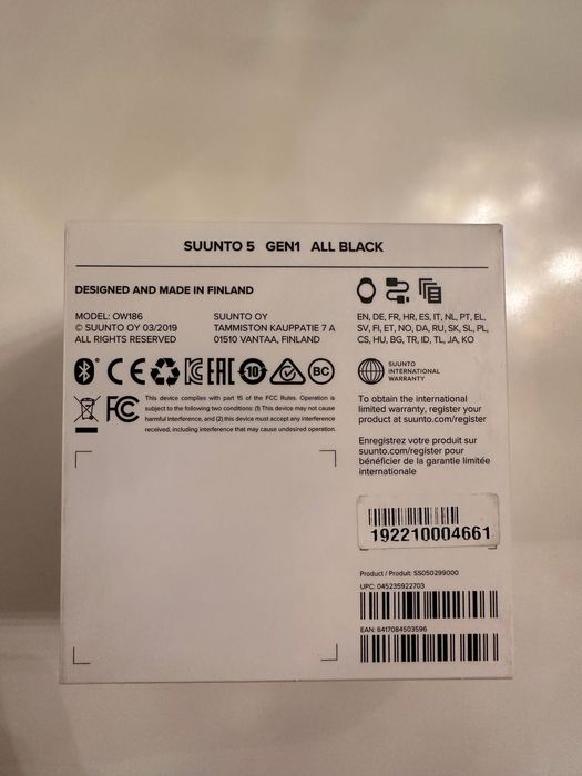 Смарт-годинник SUUNTO 5 GEN1 ALL BLACK
