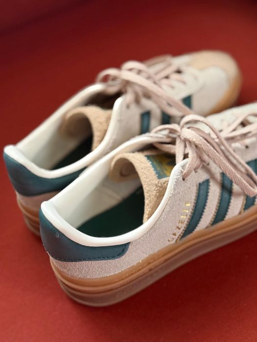 Sapatilhas Adidas Gazelle Bold (Verde / Bege / Creme) – Tam. 37