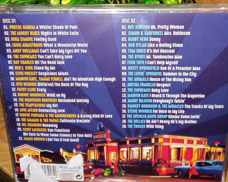 2CD• As melhores músicas dos anos 60 ( selado)
